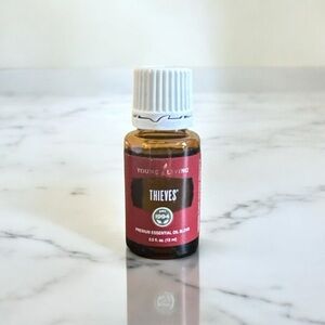 Young Living Thieves Essential Oil in Brown Bottle